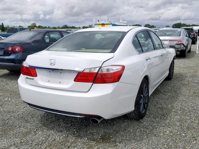 1HGCR2F88EA307866 - 2014 HONDA ACCORD EXL WHITE photo 4