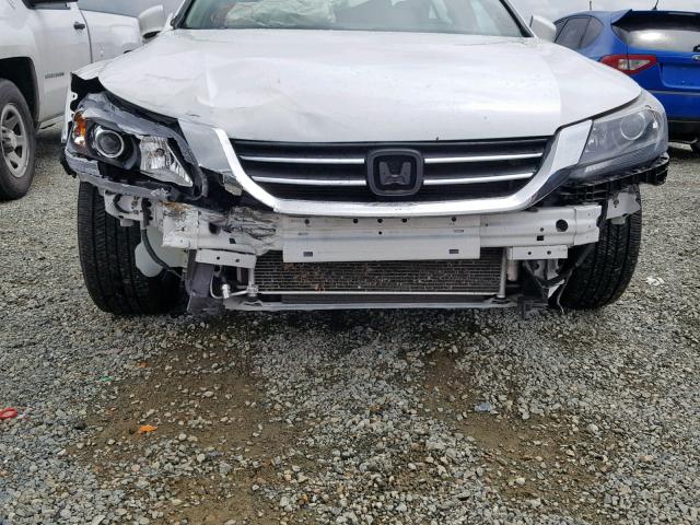 1HGCR2F88EA307866 - 2014 HONDA ACCORD EXL WHITE photo 9