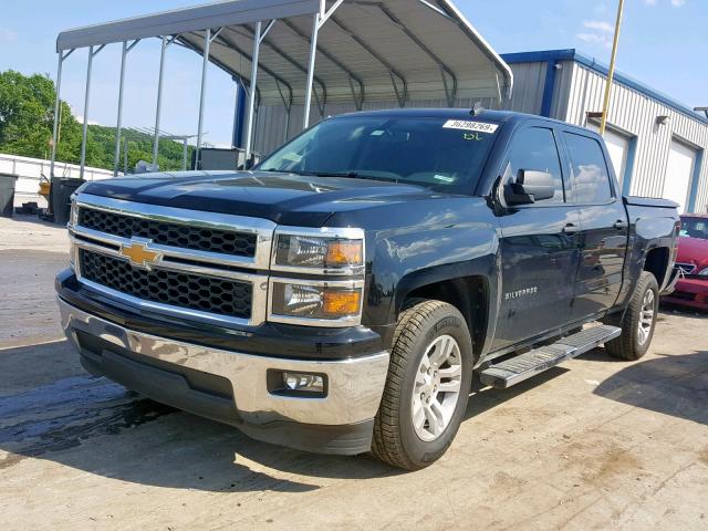 3GCPCREC6EG155085 - 2014 CHEVROLET SILVERADO BLACK photo 2