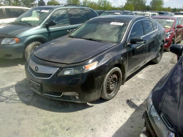 19UUA9F73CA800654 - 2012 ACURA TL BLACK photo 2