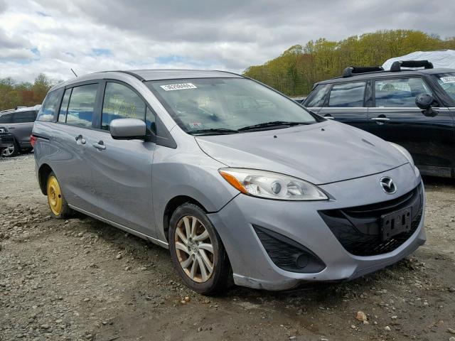 JM1CW2BL5C0115390 - 2012 MAZDA 5 SILVER photo 1