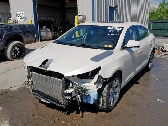 1G4GE5ED0BF303591 - 2011 BUICK LACROSSE C CREAM photo 2