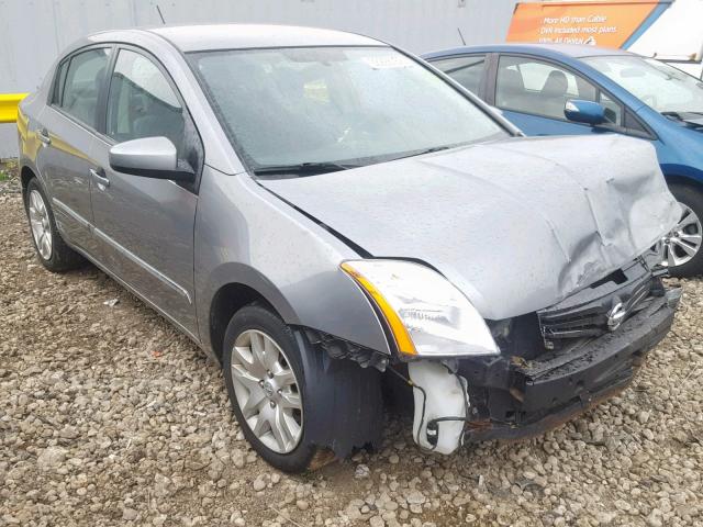 3N1AB6AP7CL666943 - 2012 NISSAN SENTRA 2.0 GRAY photo 1