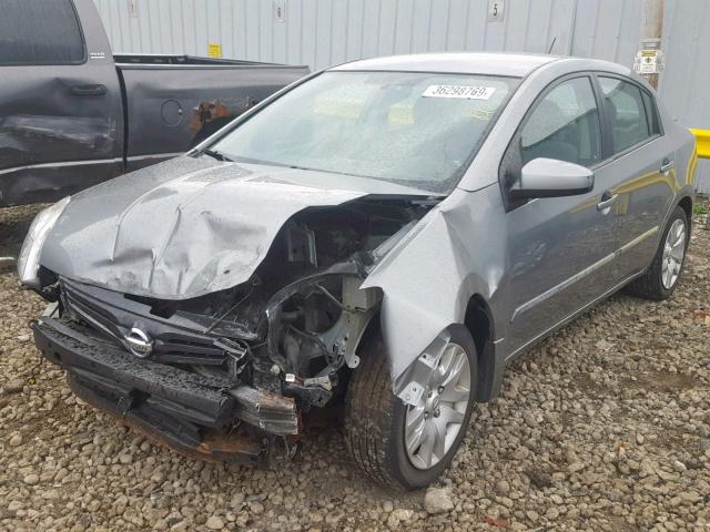 3N1AB6AP7CL666943 - 2012 NISSAN SENTRA 2.0 GRAY photo 2