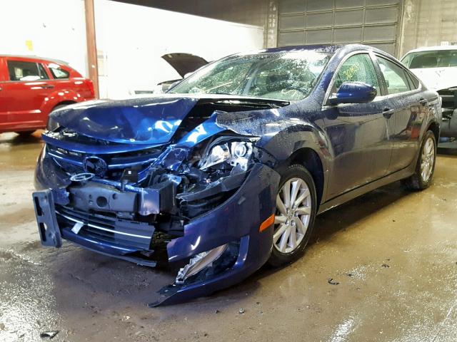 1YVHZ8CH4B5M04167 - 2011 MAZDA 6 I BLUE photo 2