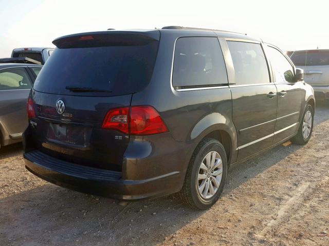 2C4RVABG5CR390354 - 2012 VOLKSWAGEN ROUTAN SE CHARCOAL photo 4