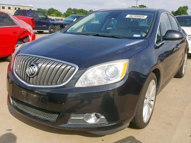 1G4PS5SK6E4152803 - 2014 BUICK VERANO BLACK photo 2