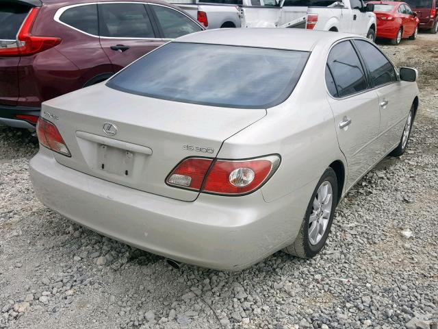 JTHBF30G630105506 - 2003 LEXUS ES 300 SILVER photo 4