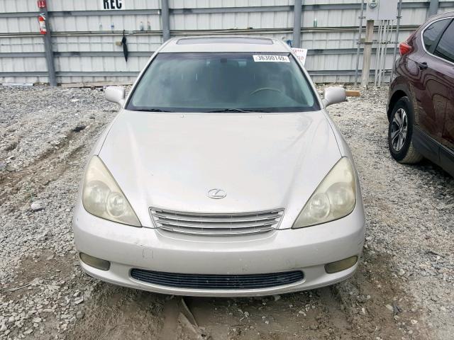 JTHBF30G630105506 - 2003 LEXUS ES 300 SILVER photo 9