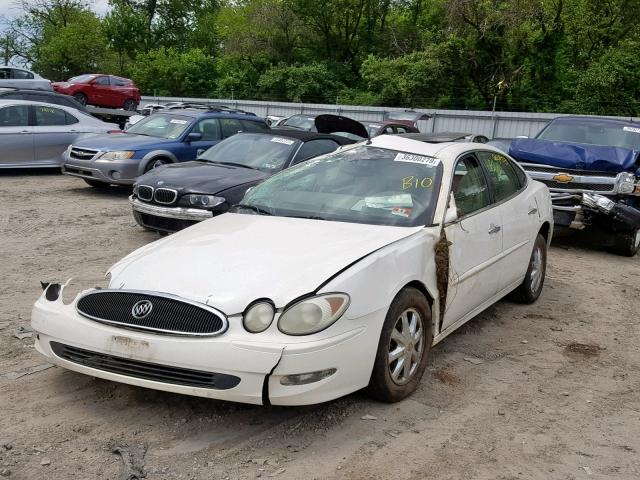 2G4WD562951219471 - 2005 BUICK LACROSSE C WHITE photo 2