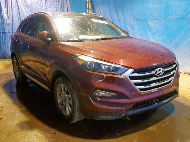 KM8J33A42JU663445 - 2018 HYUNDAI TUCSON SEL MAROON photo 1