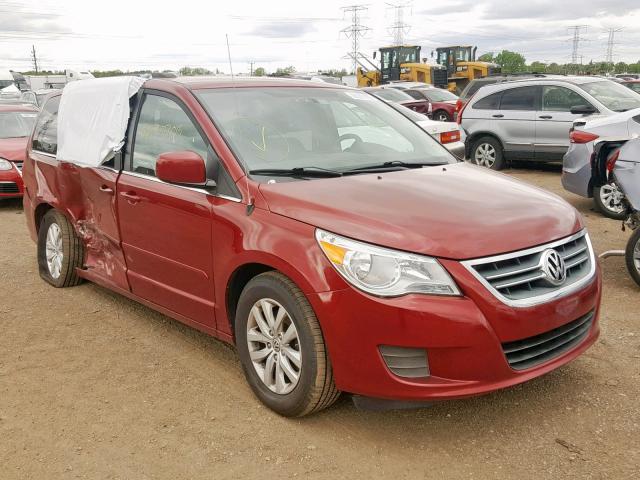 2C4RVABG7CR276565 - 2012 VOLKSWAGEN ROUTAN SE RED photo 1