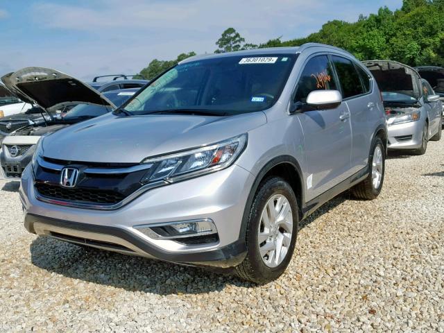 2HKRM3H76GH568085 - 2016 HONDA CR-V EXL SILVER photo 2