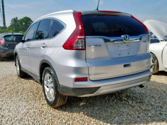 2HKRM3H76GH568085 - 2016 HONDA CR-V EXL SILVER photo 3