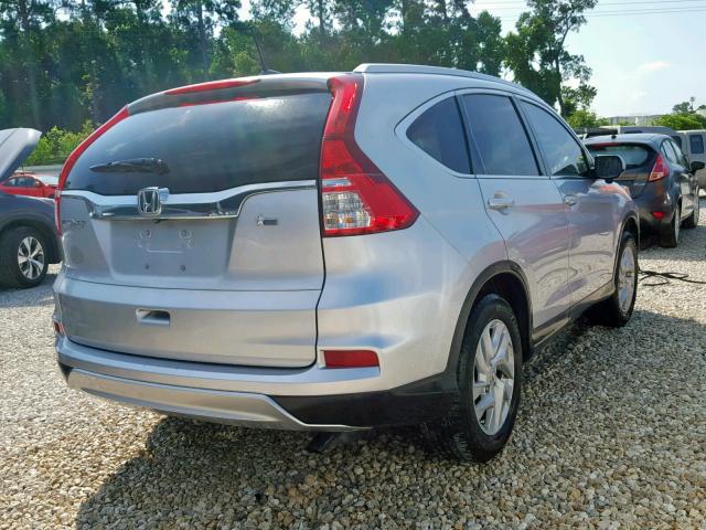 2HKRM3H76GH568085 - 2016 HONDA CR-V EXL SILVER photo 4