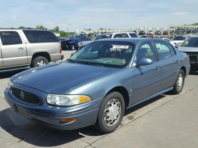 1G4HP54K714229336 - 2001 BUICK LESABRE CU BLUE photo 2