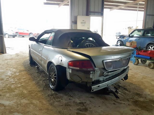 1C3EL55R15N503388 - 2005 CHRYSLER SEBRING TO SILVER photo 3