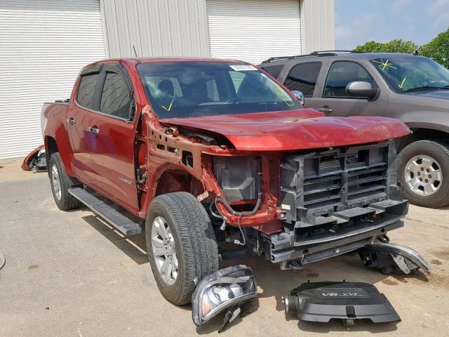 1GCGTBE3XF1228014 - 2015 CHEVROLET COLORADO L MAROON photo 1