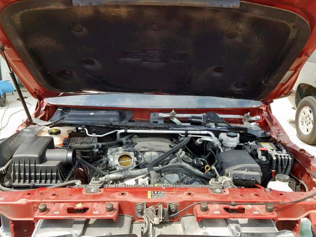 1GCGTBE3XF1228014 - 2015 CHEVROLET COLORADO L MAROON photo 7