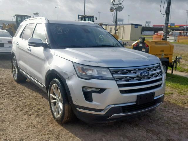 1FM5K7F82JGA13634 - 2018 FORD EXPLORER L SILVER photo 1