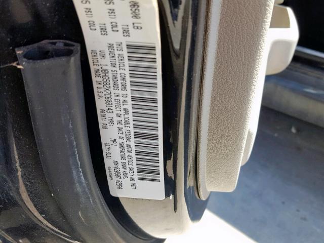 1J8HG582X7C608143 - 2007 JEEP COMMANDER BLACK photo 10