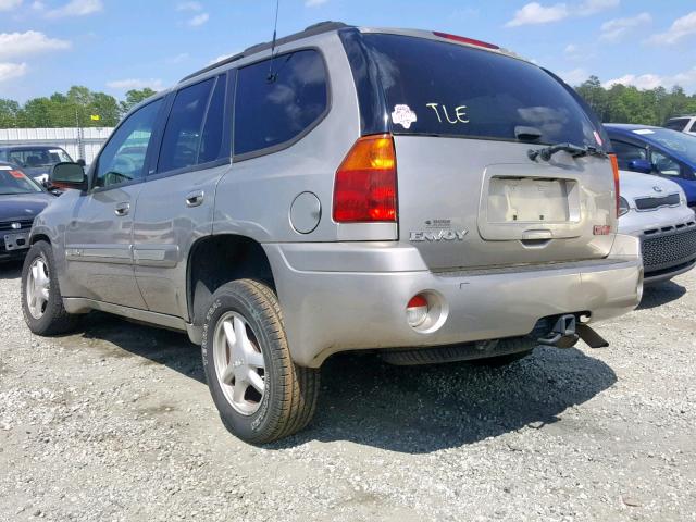 1GKDS13S422417647 - 2002 GMC ENVOY SILVER photo 3