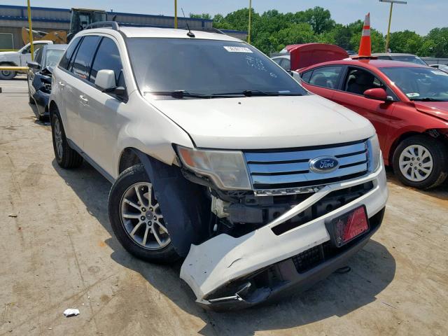 2FMDK48C08BA43020 - 2008 FORD EDGE SEL WHITE photo 1