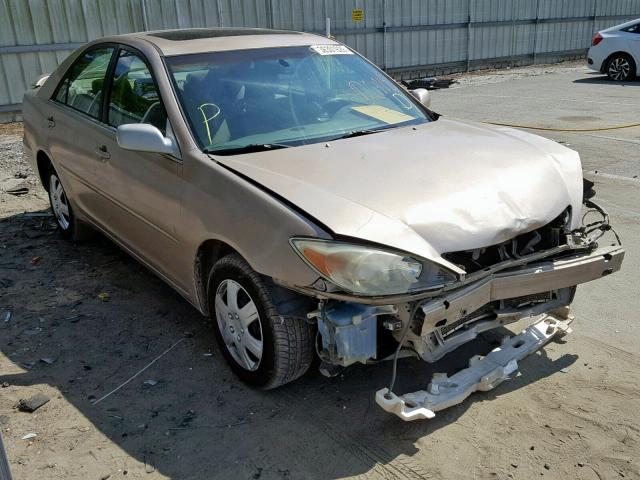 JTDBE32K130151766 - 2003 TOYOTA CAMRY LE BEIGE photo 1