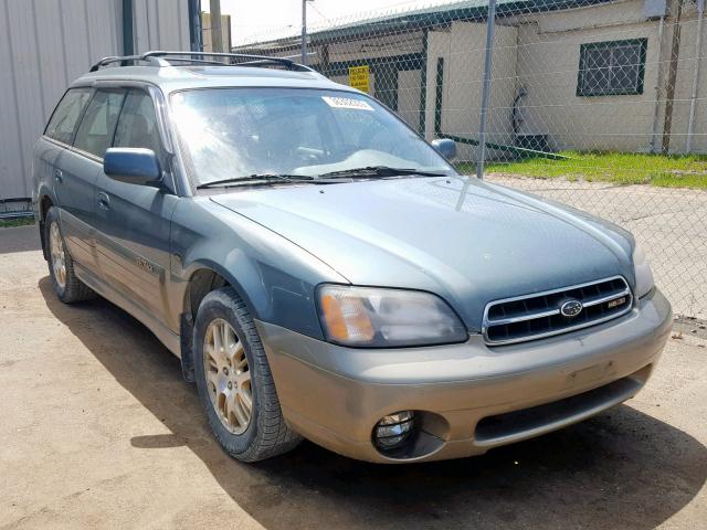 4S3BH806117634821 - 2001 SUBARU LEGACY OUT GREEN photo 1