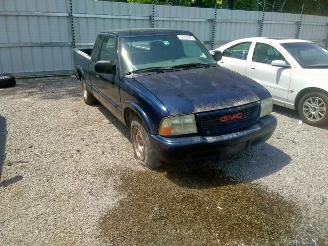 1GTCS19W518201531 - 2001 GMC SONOMA BLUE photo 1