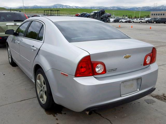 1G1ZH57B19F171587 - 2009 CHEVROLET MALIBU 1LT SILVER photo 3