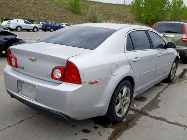 1G1ZH57B19F171587 - 2009 CHEVROLET MALIBU 1LT SILVER photo 4