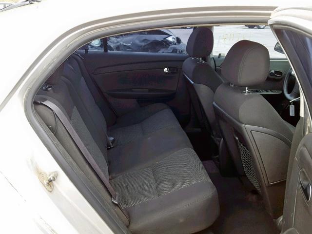 1G1ZH57B19F171587 - 2009 CHEVROLET MALIBU 1LT SILVER photo 6