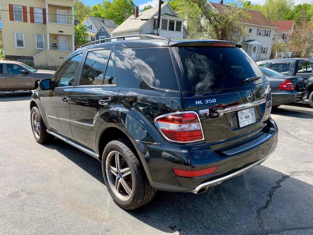 4JGBB86E19A525236 - 2009 MERCEDES-BENZ ML 350 BLACK photo 3