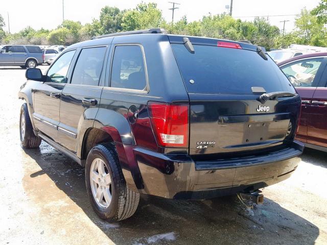 1J8GR48K07C540659 - 2007 JEEP GRAND CHER BLACK photo 3