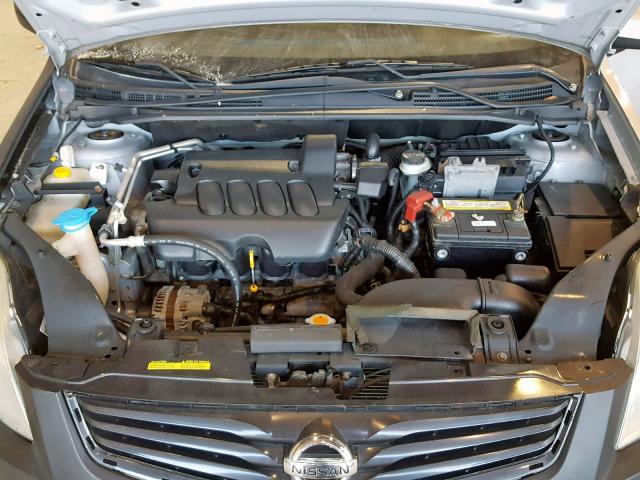 3N1AB6AP2CL675047 - 2012 NISSAN SENTRA 2.0 SILVER photo 7