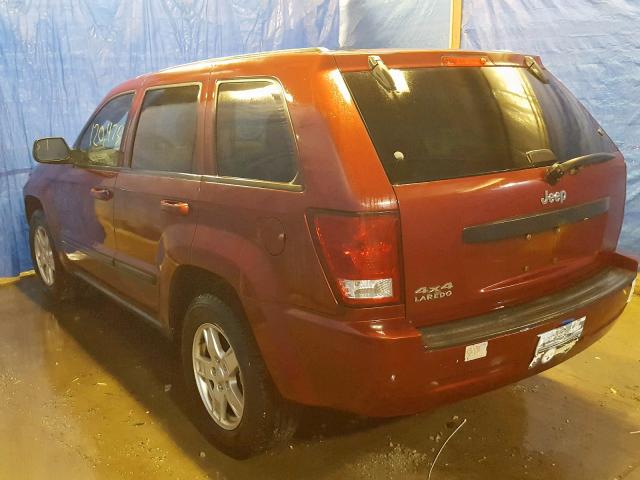 1J8GR48K17C682065 - 2007 JEEP GRAND CHER RED photo 3