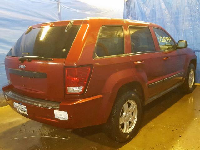 1J8GR48K17C682065 - 2007 JEEP GRAND CHER RED photo 4