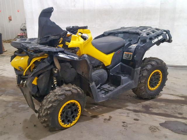 3JBLPLP1XEJ001254 - 2014 CAN-AM OUTLANDER YELLOW photo 2