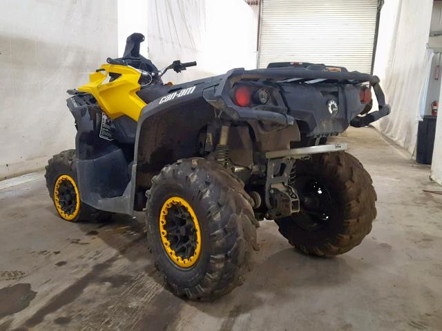 3JBLPLP1XEJ001254 - 2014 CAN-AM OUTLANDER YELLOW photo 3