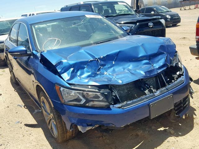 1VWDT7A32HC025127 - 2017 VOLKSWAGEN PASSAT R-L BLUE photo 1