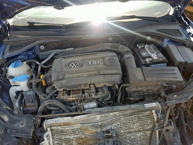 1VWDT7A32HC025127 - 2017 VOLKSWAGEN PASSAT R-L BLUE photo 7