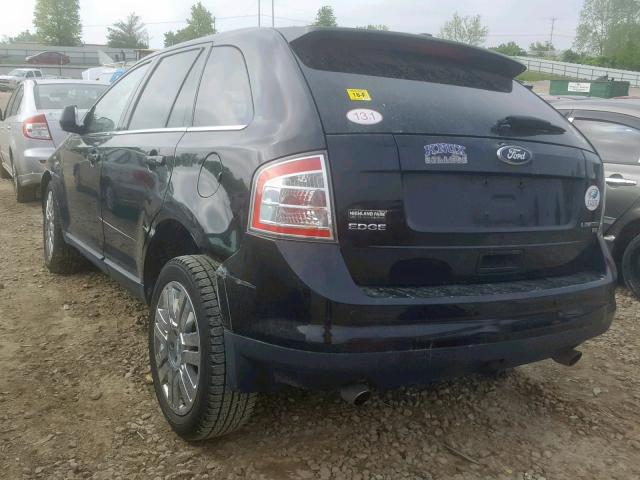 2FMDK4KC6ABB16485 - 2010 FORD EDGE LIMIT BLACK photo 3