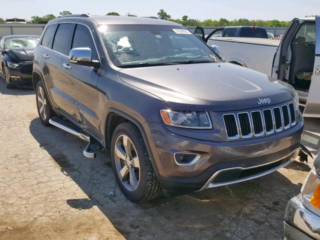 1C4RJFBG3FC613593 - 2015 JEEP GRAND CHER GRAY photo 1