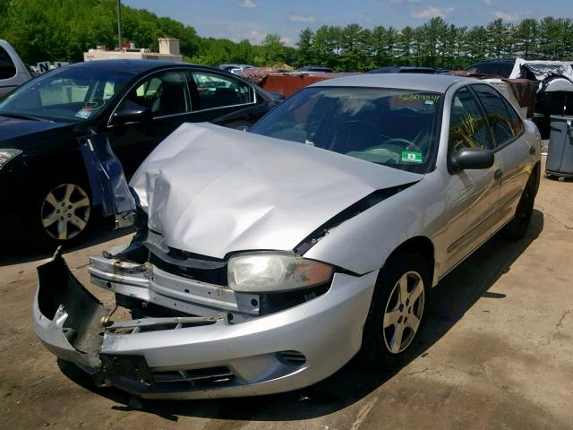 1G1JF52F637303824 - 2003 CHEVROLET CAVALIER L SILVER photo 2