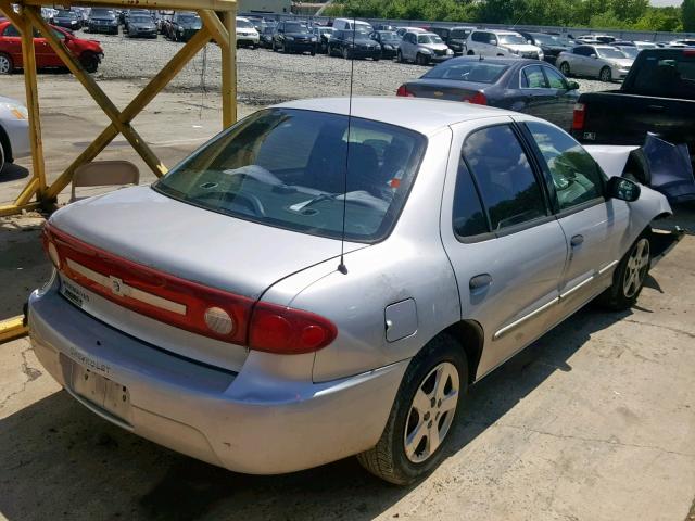 1G1JF52F637303824 - 2003 CHEVROLET CAVALIER L SILVER photo 4