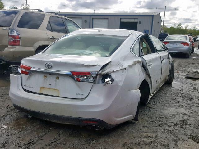 4T1BK1EB5DU075550 - 2013 TOYOTA AVALON BAS WHITE photo 4