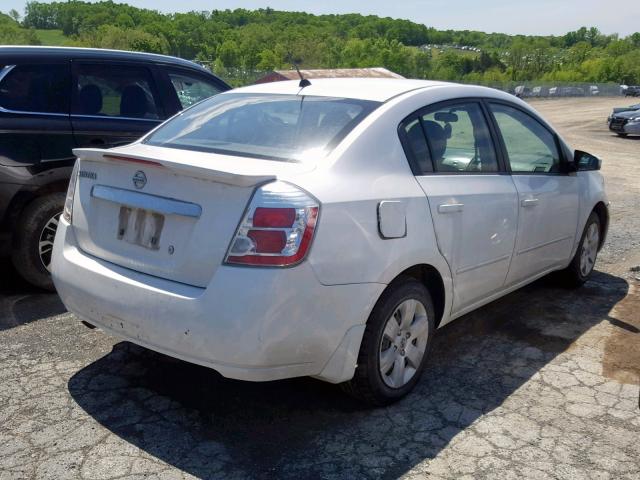 3N1AB6AP7CL657773 - 2012 NISSAN SENTRA 2.0 WHITE photo 4