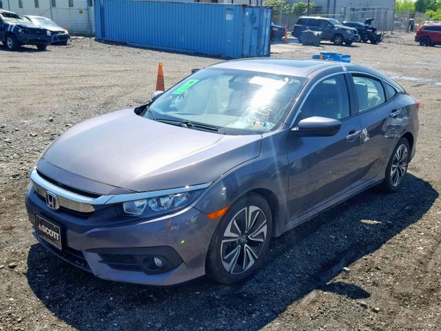 2HGFC1F73HH635850 - 2017 HONDA CIVIC EXL GRAY photo 2