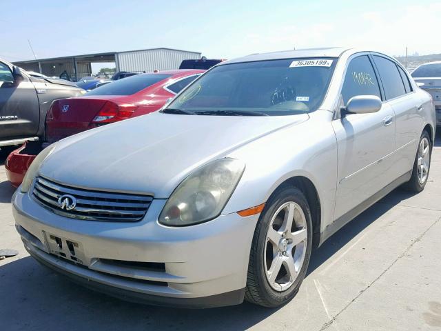 JNKCV51E23M315299 - 2003 INFINITI G35 SILVER photo 2